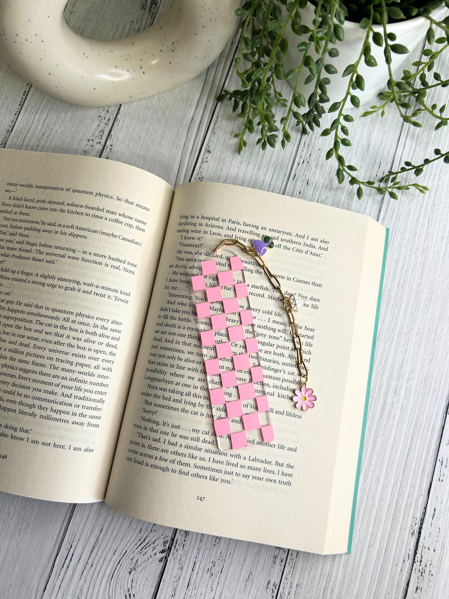 Blush Petal – Coquette Charm Bookmark