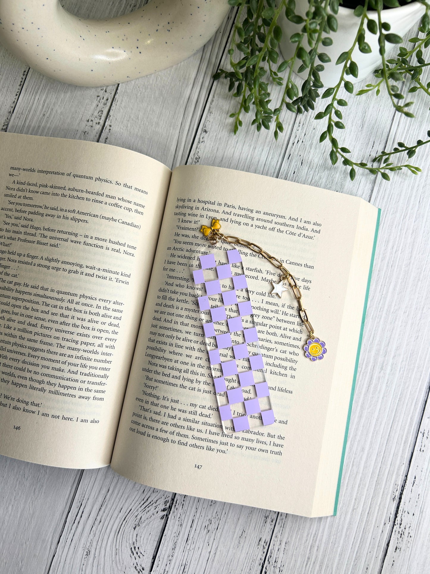 Lilac Dream – Coquette Charm Bookmark