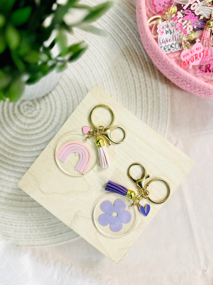 Little Reminders - Acrylic Keychains with Charm