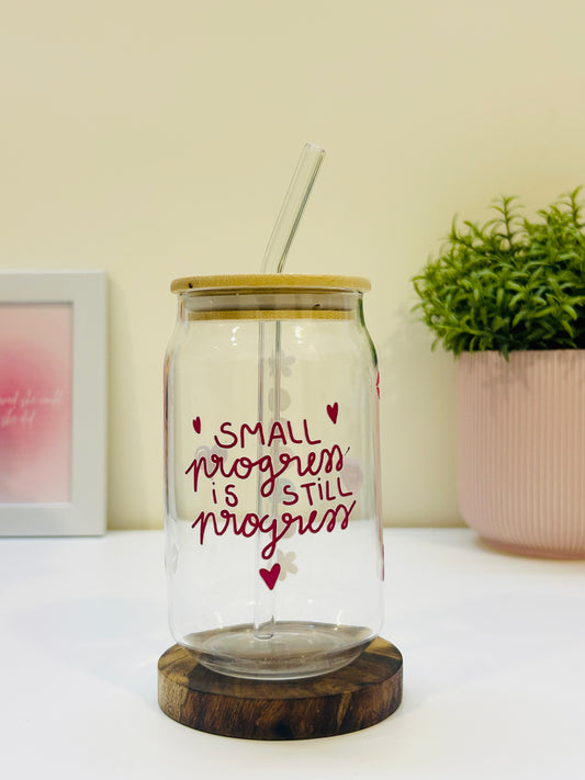 Small Progress Glass Tumbler