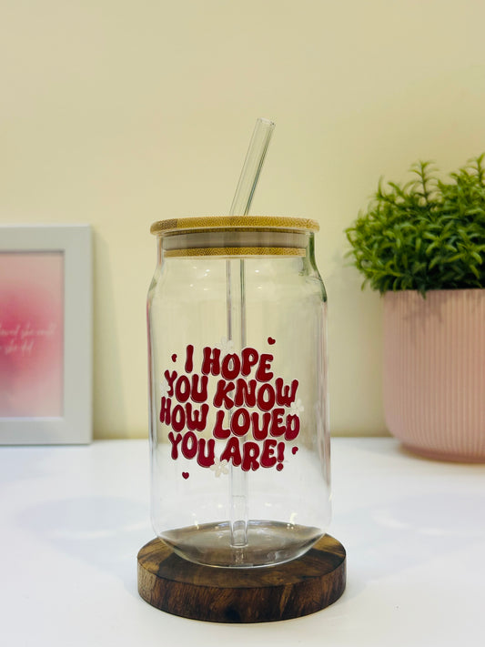 Thinking Of You Glass Tumbler